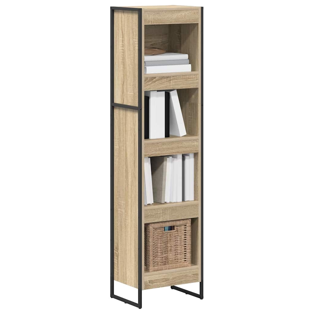 vidaXL Boekenkast Sonoma 80 x 30 x 155 cm Bewerkt hout
