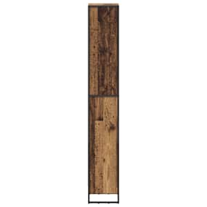 Knihovna Staré dřevo 80 x 30 x 155 cm kompozitní dřevo - obrázek 6