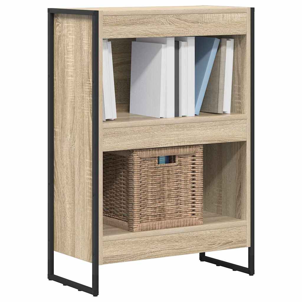 vidaXL Boekenkast Sonoma 80 x 30 x 155 cm Bewerkt hout