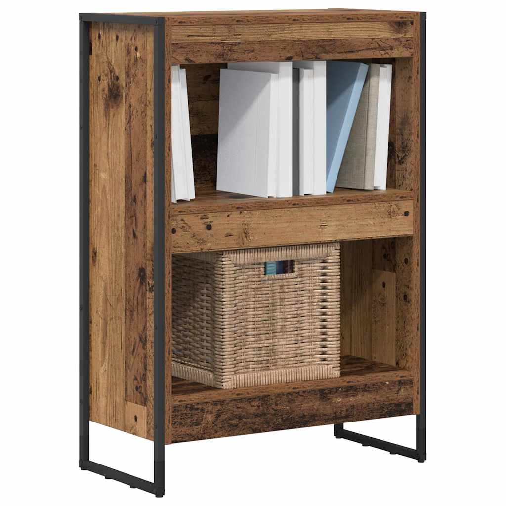 vidaXL Boekenkast Oud Hout 80 x 30 x 155 cm Bewerkt hout
