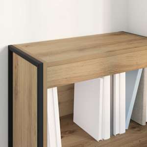 Knihovna 60 x 30 x 86,5 cm kompozitní dřevo Umělecký dub - obrázek 4