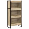 vidaXL Raamaturiiul 60 x 30 x 121 cm Tehispuit Sonoma