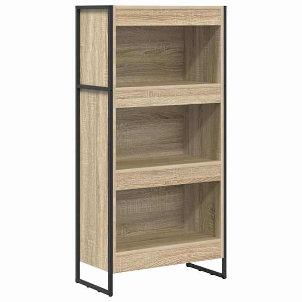 vidaXL Raamaturiiul 60 x 30 x 121 cm Tehispuit Sonoma