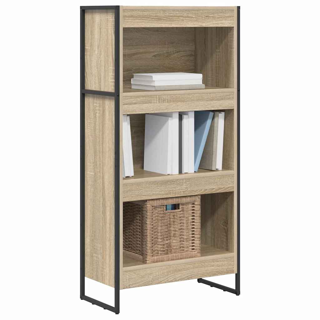 vidaXL Boekenkast Sonoma 80 x 30 x 155 cm Bewerkt hout