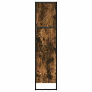Knihovna Kouřový dub 80 x 30 x 155 cm kompozitní dřevo - obrázek 6