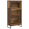 vidaXL Raamaturiiul 60 x 30 x 121 cm Tehispuit Vana puit