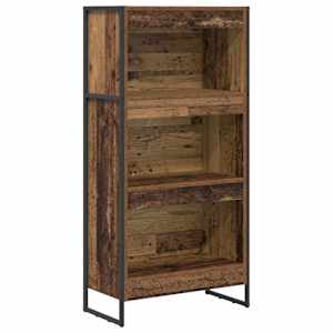 Knihovna Staré dřevo 60 x 30 x 121 cm kompozitní dřevo - obrázek 2