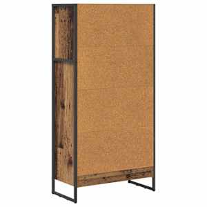 Knihovna Staré dřevo 60 x 30 x 121 cm kompozitní dřevo - obrázek 7