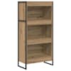 vidaXL Raamaturiiul 60 x 30 x 121 cm Tehispuit Artisani tamme