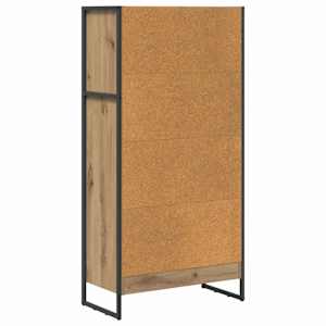 Knihovna 60 x 30 x 121 cm kompozitní dřevo Umělecký dub - obrázek 7