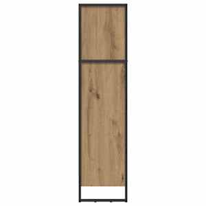 Knihovna 60 x 30 x 121 cm kompozitní dřevo Umělecký dub - obrázek 6