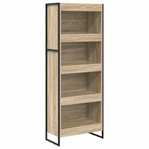 vidaXL Raamaturiiul 60 x 30 x 155 cm Tehispuit Sonoma