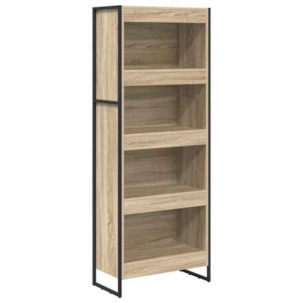 vidaXL Raamaturiiul 60 x 30 x 155 cm Tehispuit Sonoma
