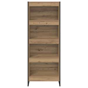 Knihovna 60 x 30 x 155 cm kompozitní dřevo Umělecký dub - obrázek 5