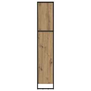 Knihovna 60 x 30 x 155 cm kompozitní dřevo Umělecký dub - obrázek 6