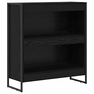vidaXL Raamaturiiul 80 x 30 x 86,5 cm Tehispuit Must tamm