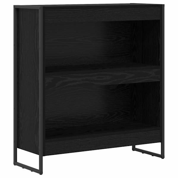 vidaXL Raamaturiiul 80 x 30 x 86,5 cm Tehispuit Must tamm