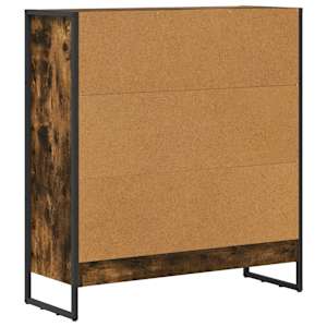 Knihovna Kouřový dub 80 x 30 x 155 cm kompozitní dřevo - obrázek 7