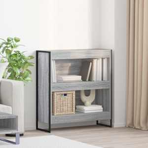 Knjigovni omar Siva Sonoma 80 x 30 x 155 cm Konstruiran les