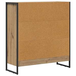 Knihovna 80 x 30 x 86,5 cm kompozitní dřevo Umělecký dub - obrázek 7
