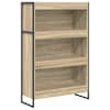 vidaXL Raamaturiiul 80 x 30 x 121 cm Tehispuit Sonoma