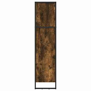 Knihovna Kouřový dub 80 x 30 x 155 cm kompozitní dřevo - obrázek 6