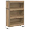 vidaXL Raamaturiiul 80 x 30 x 121 cm Tehispuit Artisani tamme