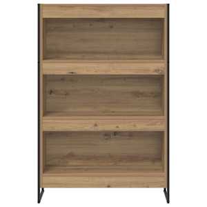 Knihovna 80 x 30 x 121 cm kompozitní dřevo Umělecký dub - obrázek 5