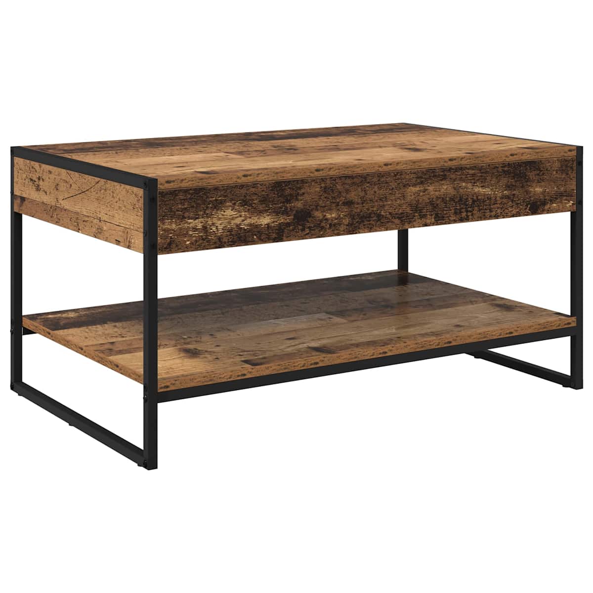 Sofabord 80 x 50 x 40 cm Konstrueret træ - Billede 7