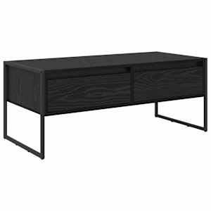 Konferenční stolek Černý dub 100 x 46 x 40 cm kompozitní dřevo - obrázek 2