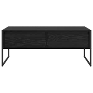 Konferenční stolek Černý dub 100 x 46 x 40 cm kompozitní dřevo - obrázek 6