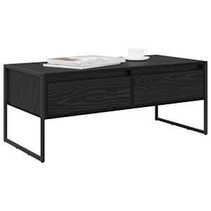 Konferenční stolek Černý dub 100 x 46 x 40 cm kompozitní dřevo - obrázek 3