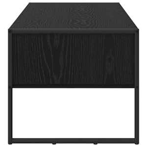 Konferenční stolek Černý dub 100 x 46 x 40 cm kompozitní dřevo - obrázek 7