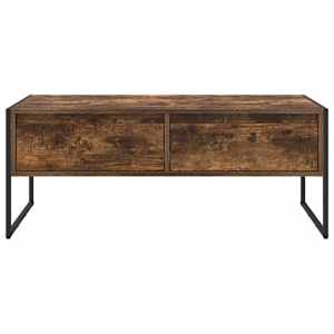 Konferenční stolek se zásuvkou Kouřový dub 100 x 46 x 40 cm - obrázek 6
