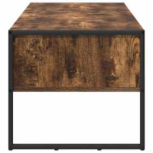 Konferenční stolek se zásuvkou Kouřový dub 100 x 46 x 40 cm - obrázek 7