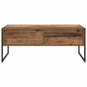 Konferenční stolek se zásuvkou Staré dřevo 100 x 46 x 40 cm - obrázek 6