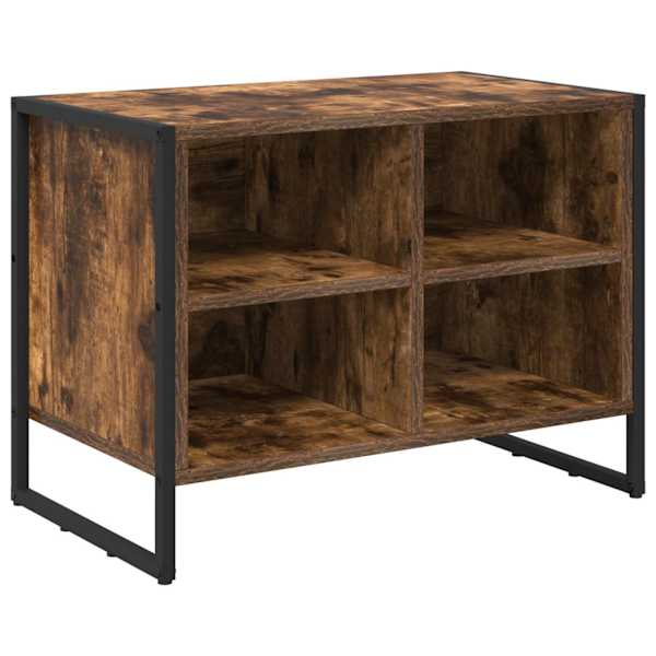 vidaXL Kinga kapp 60 x 35 x 44 cm Tehispuit Suitsu tamm
