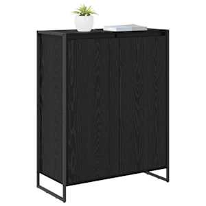 Skříň na obuv Černý dub 79 x 36 x 100 cm kompozitní dřevo - obrázek 3