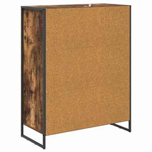 Skříň na obuv Kouřový dub 79 x 36 x 100 cm kompozitní dřevo - obrázek 8