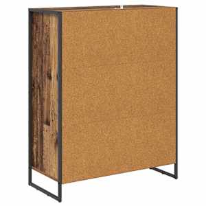 Skříň na obuv Staré dřevo 79 x 36 x 100 cm kompozitní dřevo - obrázek 8