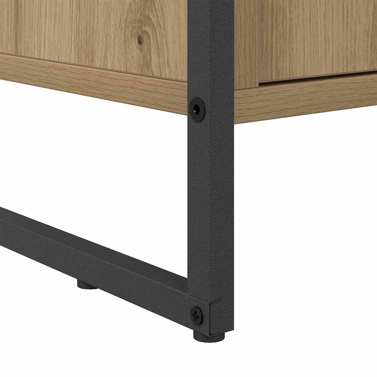 Sko skab med dør 79 x 36 x 100 cm Konstrueret træ - Billede 10