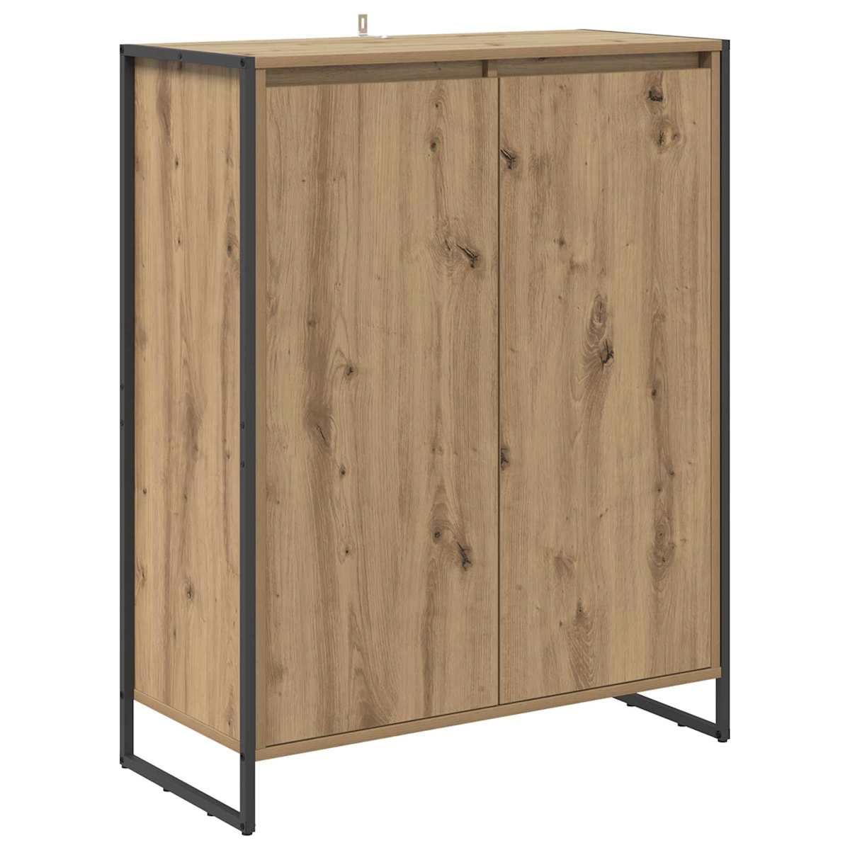 Sko skab med dør 79 x 36 x 100 cm Konstrueret træ - Billede 2
