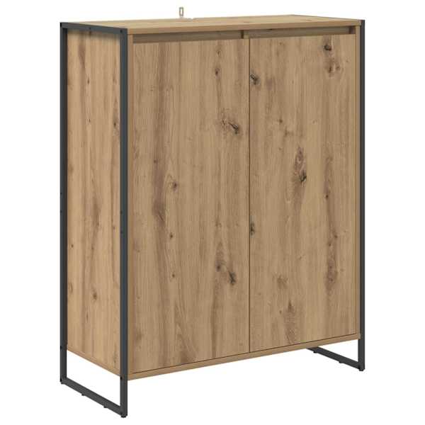 vidaXL Kinga kapp uksega Artisani tamme 79 x 36 x 100 cm Tehispuit