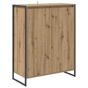 Skříň na obuv Umělecký dub 79 x 36 x 100 cm kompozitní dřevo - obrázek 2