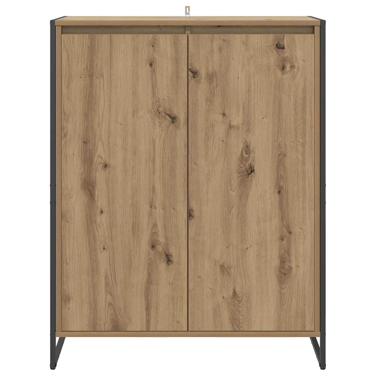 Sko skab med dør 79 x 36 x 100 cm Konstrueret træ - Billede 6