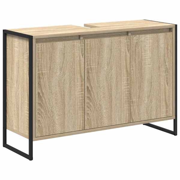 vidaXL Vannitoa kapp Sonoma 90 x 30 x 60 cm Tehispuit