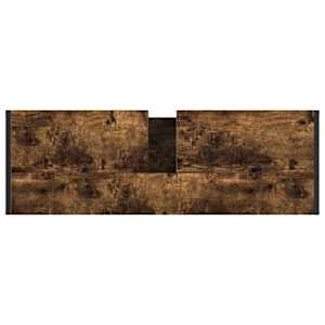 Koupelnová skříň Kouřový dub 90 x 30 x 60 cm kompozitní dřevo - obrázek 9