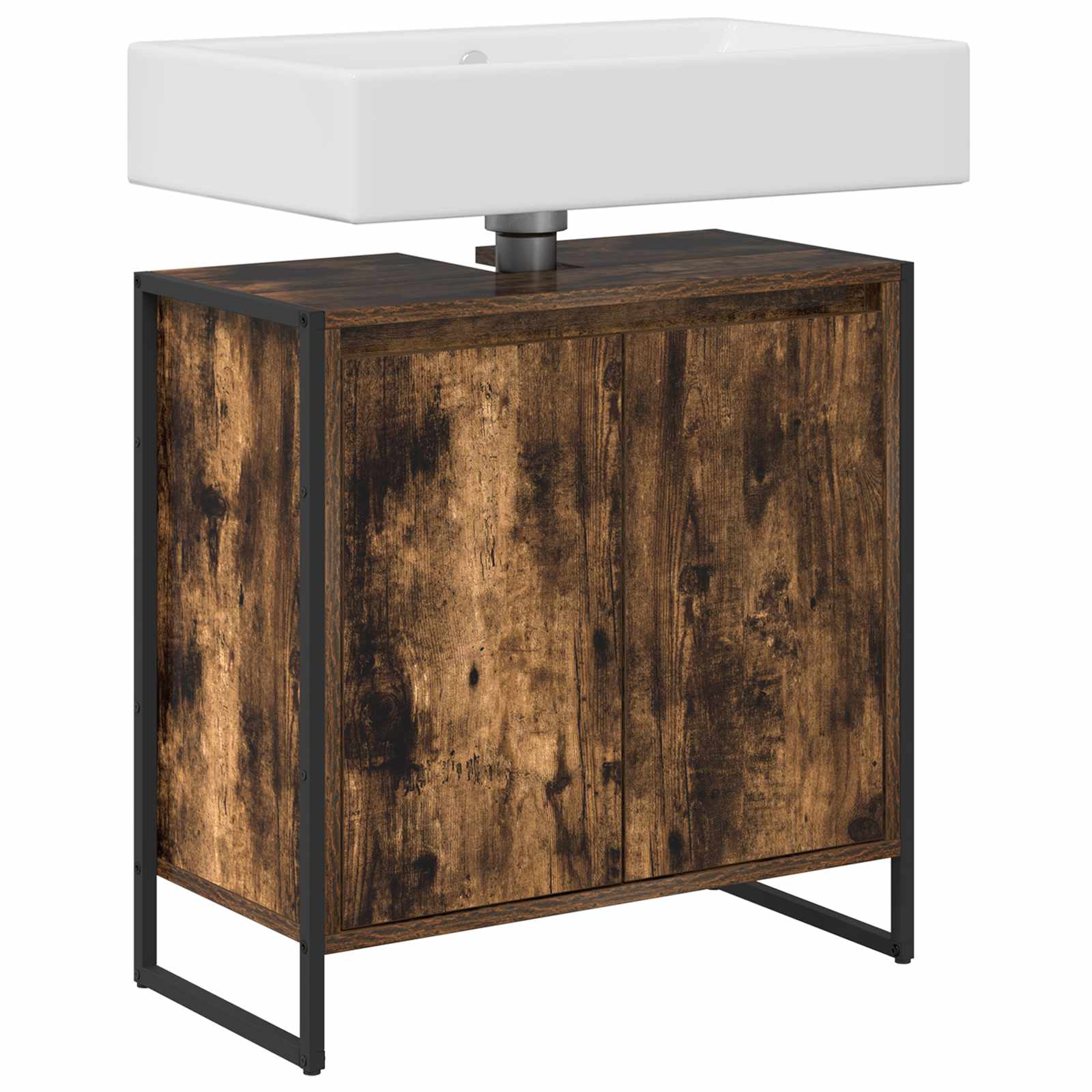 Thumbnail - vidaXL Badezimmerschrank Raucharbe 60 x 30 x 60 cm Holzwerkstoff