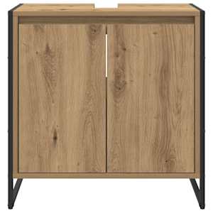 Koupelnová skříň Umělecký dub 60 x 30 x 60 cm kompozitní dřevo - obrázek 6