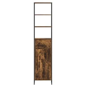Koupelnová skříň Kouřový dub 40 x 30 x 180 cm kompozitní dřevo - obrázek 5